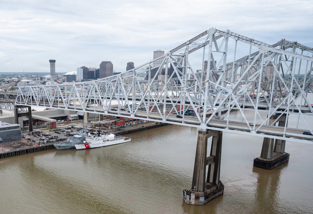 Coast Guard Conducts Aerial Operations for Sail 250