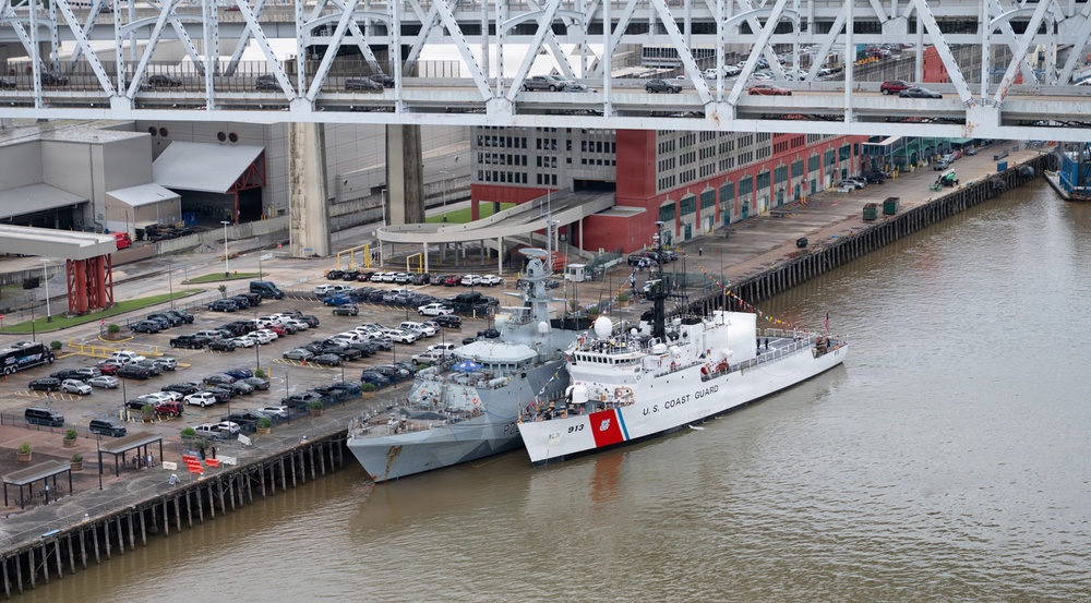 Coast Guard Conducts Aerial Operations for Sail 250