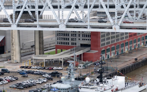 Coast Guard Conducts Aerial Operations for Sail 250
