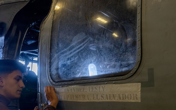USS Iwo Jima Sailors Conduct Aircraft Maintenance