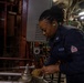 USS Iwo Jima Sailors Conduct Daily Operations in the Forward Engineering Pit