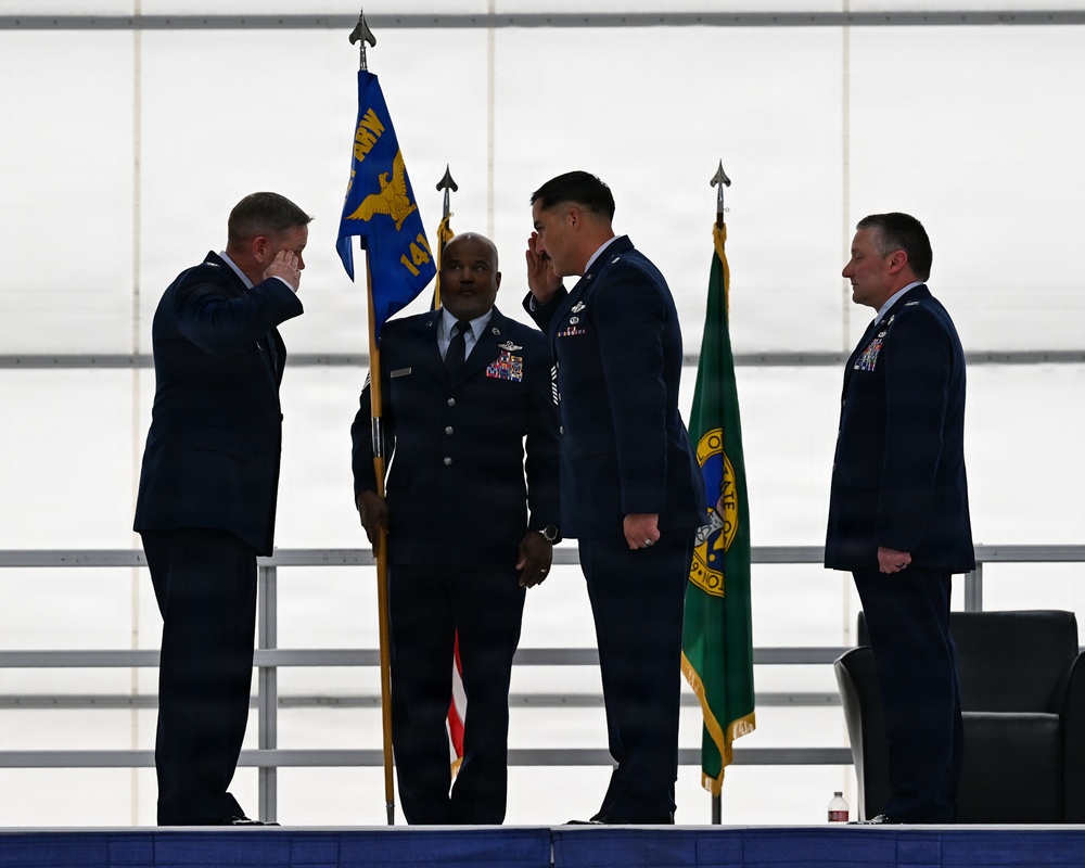 Lt. Col. Jeramie Castellanos takes command of 141st Operations Group