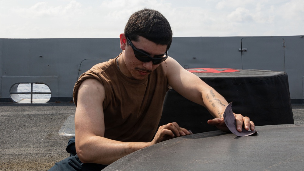USS Portland Sailors Conducts Routine Operations