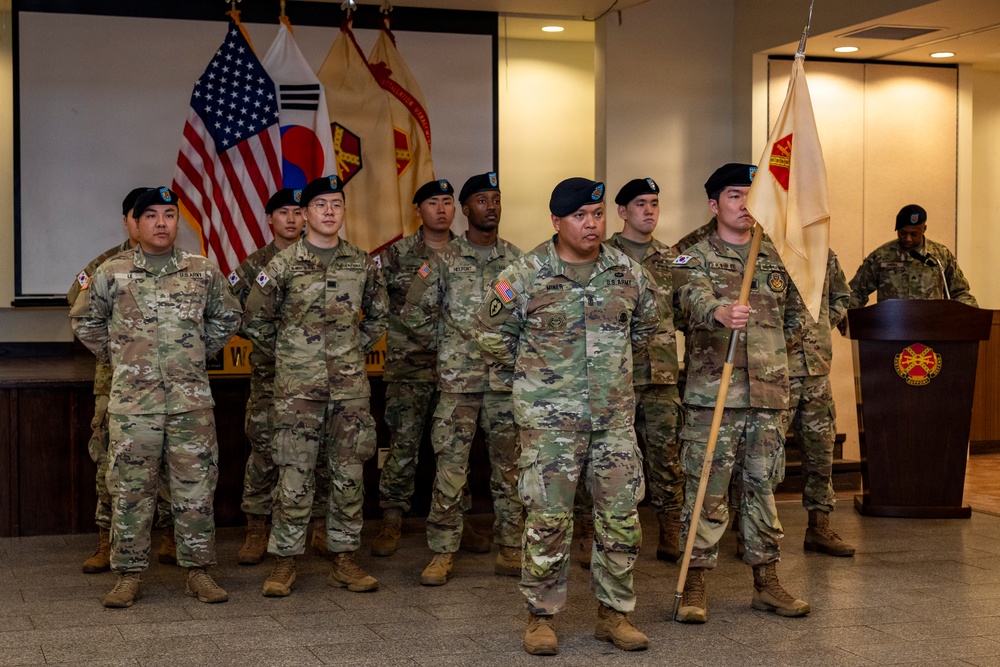 Headquarters and Headquarters Company of USAG Humphreys Change of Command