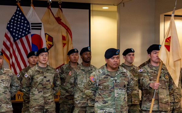 Headquarters and Headquarters Company of USAG Humphreys Change of Command