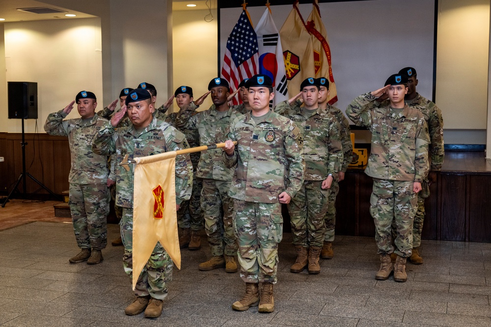 Headquarters and Headquarters Company of USAG Humphreys Change of Command