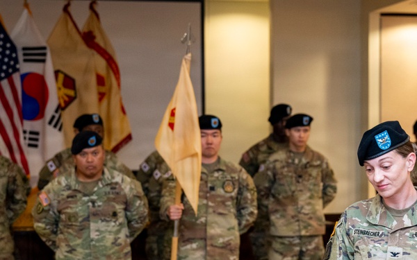 Headquarters and Headquarters Company of USAG Humphreys Change of Command