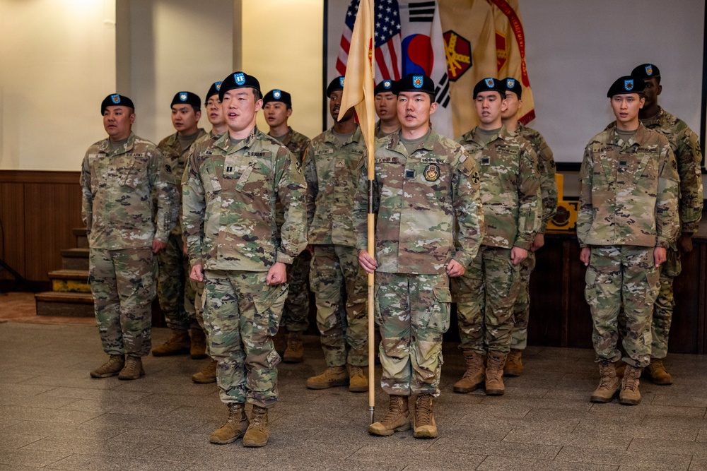 Headquarters and Headquarters Company of USAG Humphreys Change of Command