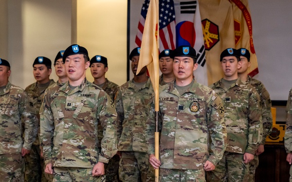 Headquarters and Headquarters Company of USAG Humphreys Change of Command