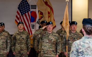 Headquarters and Headquarters Company of USAG Humphreys Change of Command