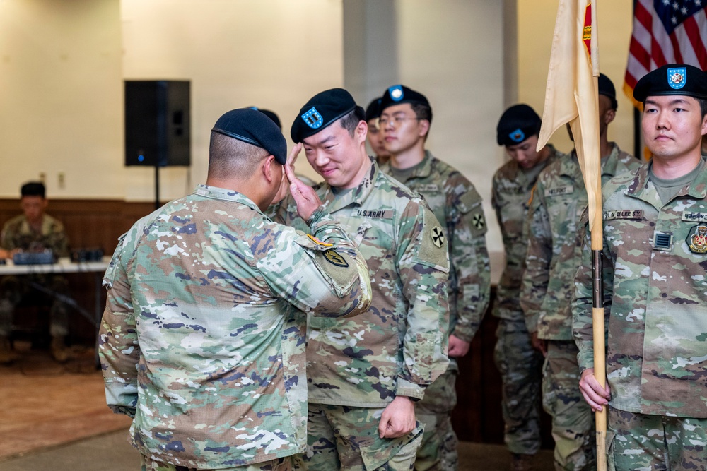 Headquarters and Headquarters Company of USAG Humphreys Change of Command
