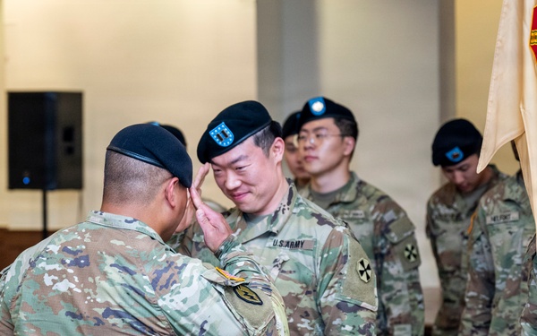 Headquarters and Headquarters Company of USAG Humphreys Change of Command