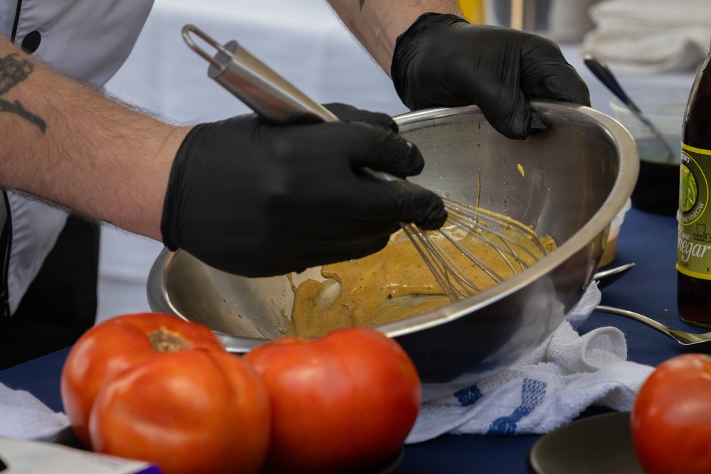 Sail 250 New Orleans hosts Service Members, Local Chefs During Seafood Cookoff