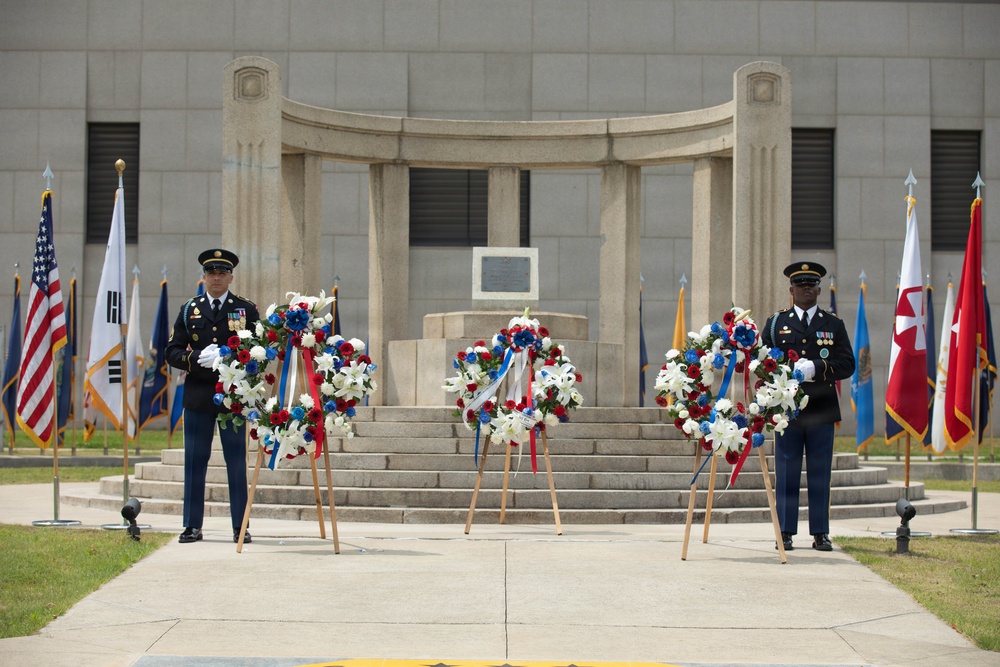Memorial Day Ceremony and 21-Gun Salute held on Camp Humphreys