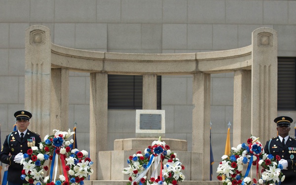 Memorial Day Ceremony and 21-Gun Salute held on Camp Humphreys