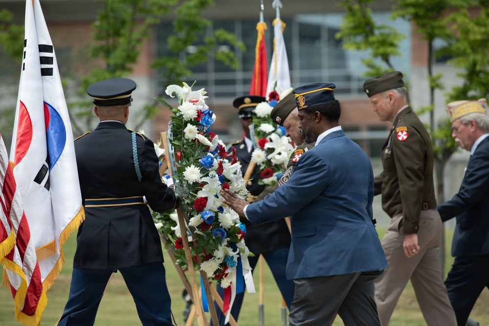 Memorial Day Ceremony and 21-Gun Salute held on Camp Humphreys
