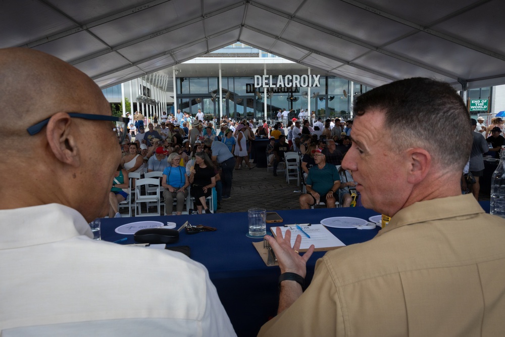 Sail 250 New Orleans hosts Service Members, Local Chefs During Seafood Cookoff