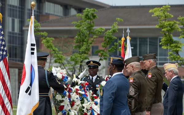 Memorial Day Ceremony and 21-Gun Salute held on Camp Humphreys
