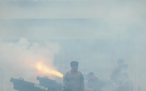 Memorial Day Ceremony and 21-Gun Salute held on Camp Humphreys