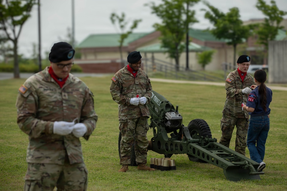 Memorial Day Ceremony and 21-Gun Salute held on Camp Humphreys