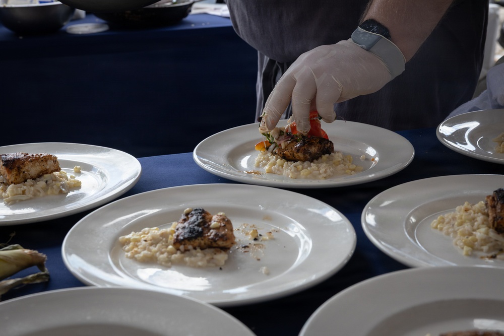 Sail 250 New Orleans hosts Service Members, Local Chefs During Seafood Cookoff