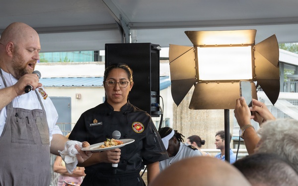 Sail 250 New Orleans hosts Service Members, Local Chefs During Seafood Cookoff