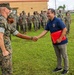 Bachelor Housing Director recognized during unit formation