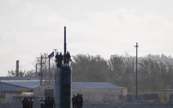 USS Jefferson City returns to port