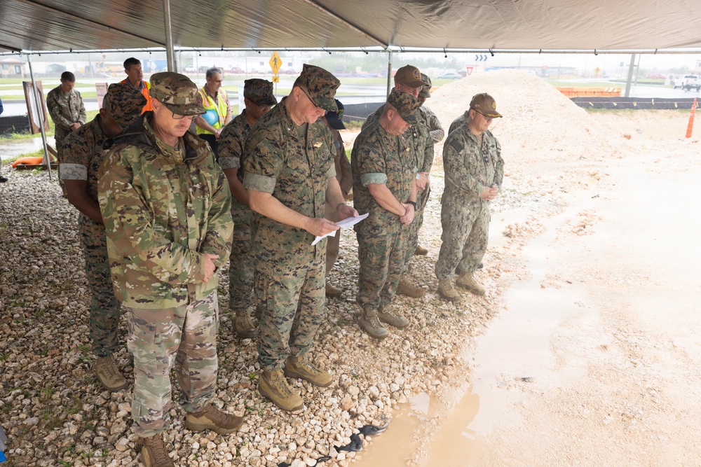 Camp Blaz Chapel breaks ground and receives blessing