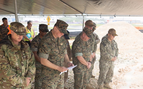 Camp Blaz Chapel breaks ground and receives blessing