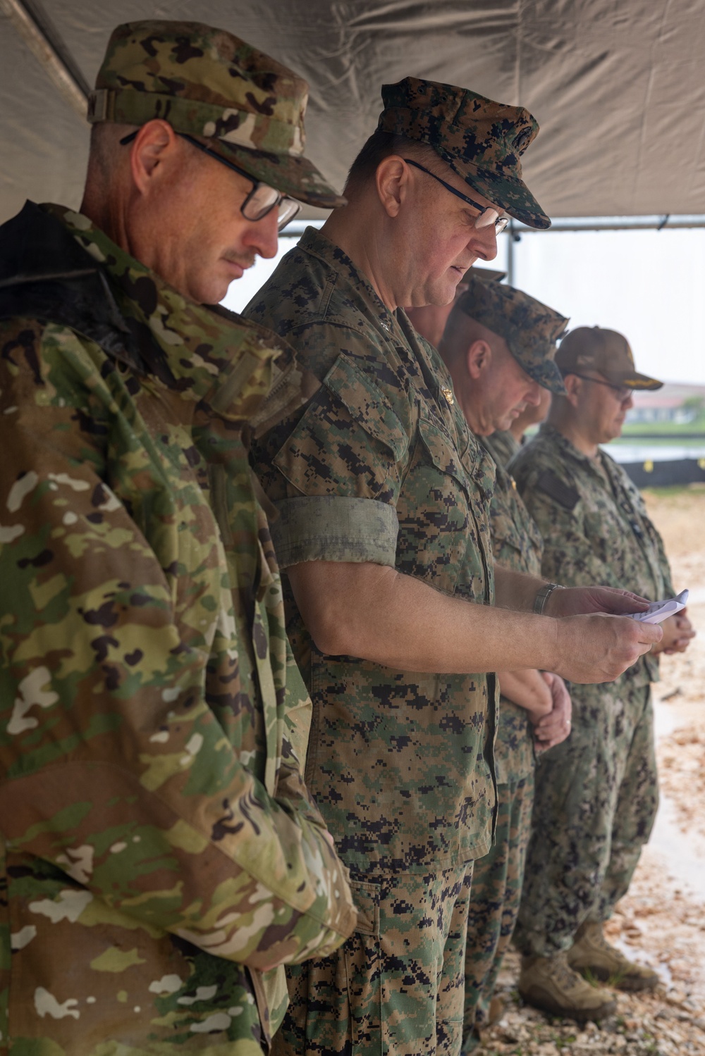 Camp Blaz Chapel breaks ground and receives blessing