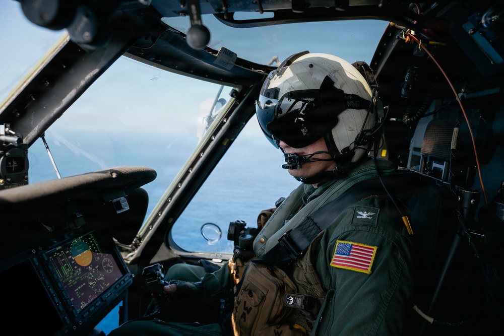 George Washington Commanding Officer Conducts Flight Operations