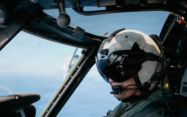George Washington Commanding Officer Conducts Flight Operations