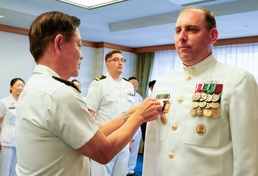 CMC Kaszubowski Receives Commendation from JMSDF