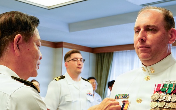 CMC Kaszubowski Receives Commendation from JMSDF