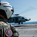 George Washington Commanding Officer Conducts Flight Operations