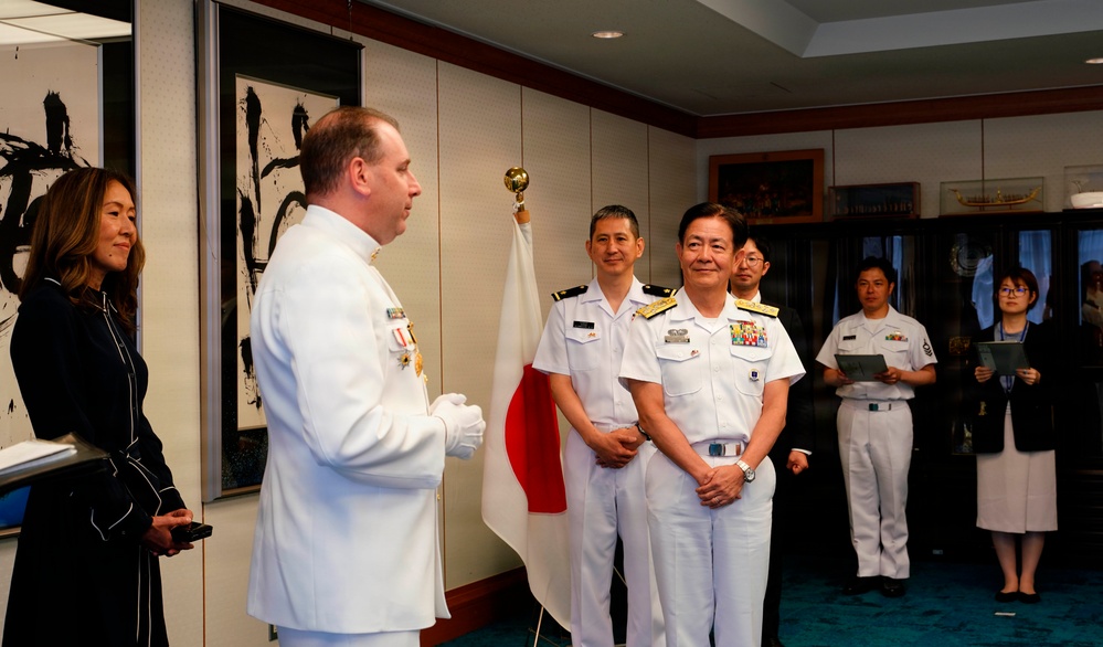CMC Kaszubowski Receives Commendation from JMSDF