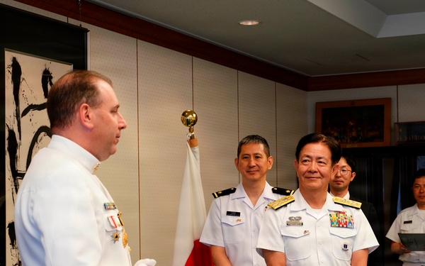 CMC Kaszubowski Receives Commendation from JMSDF