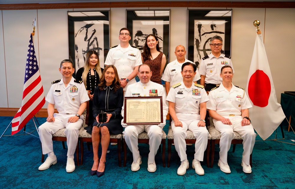 CMC Kaszubowski Receives Commendation from JMSDF