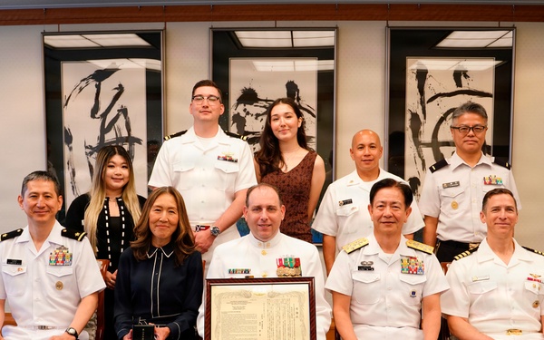 CMC Kaszubowski Receives Commendation from JMSDF