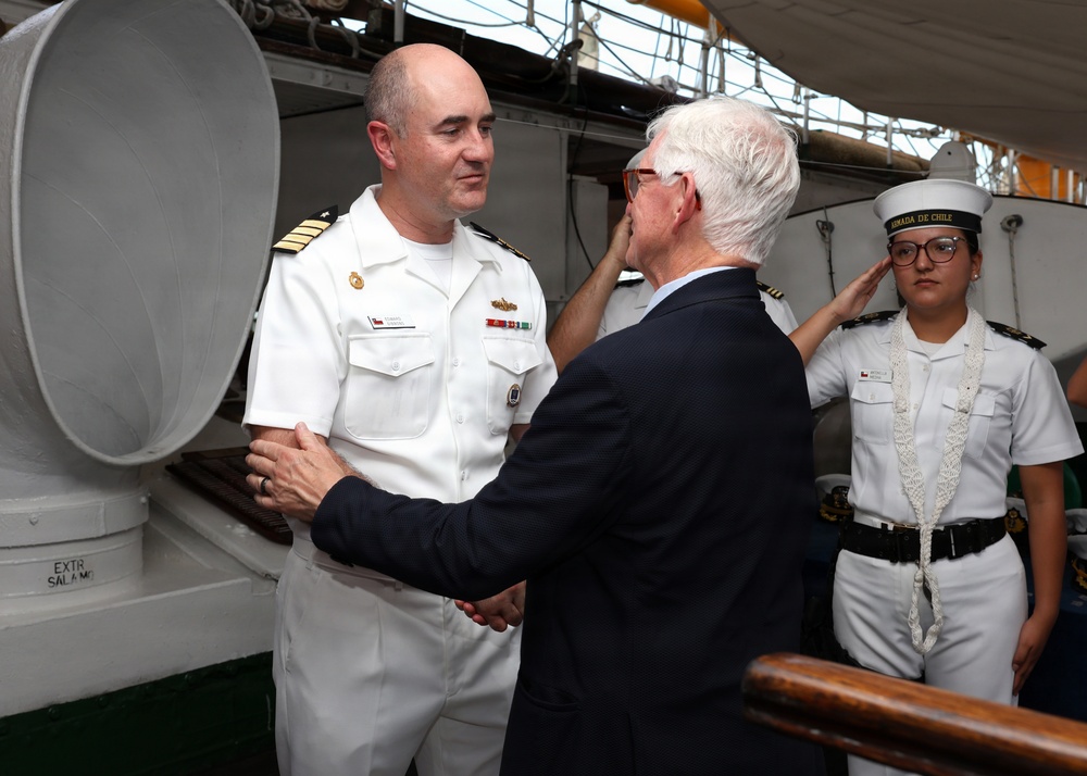 Sail 250 New Orleans CNS Esmeralda Reception