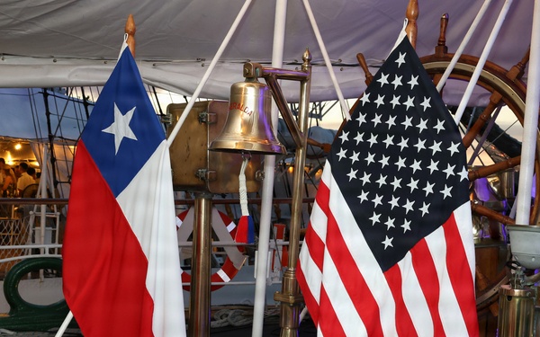 Sail 250 New Orleans CNS Esmeralda Reception