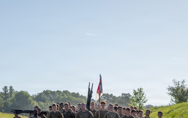 Dragoon Week: 2nd Cavalry Regiment Soldiers conduct decontamination lane training during the Dragoon Charge event