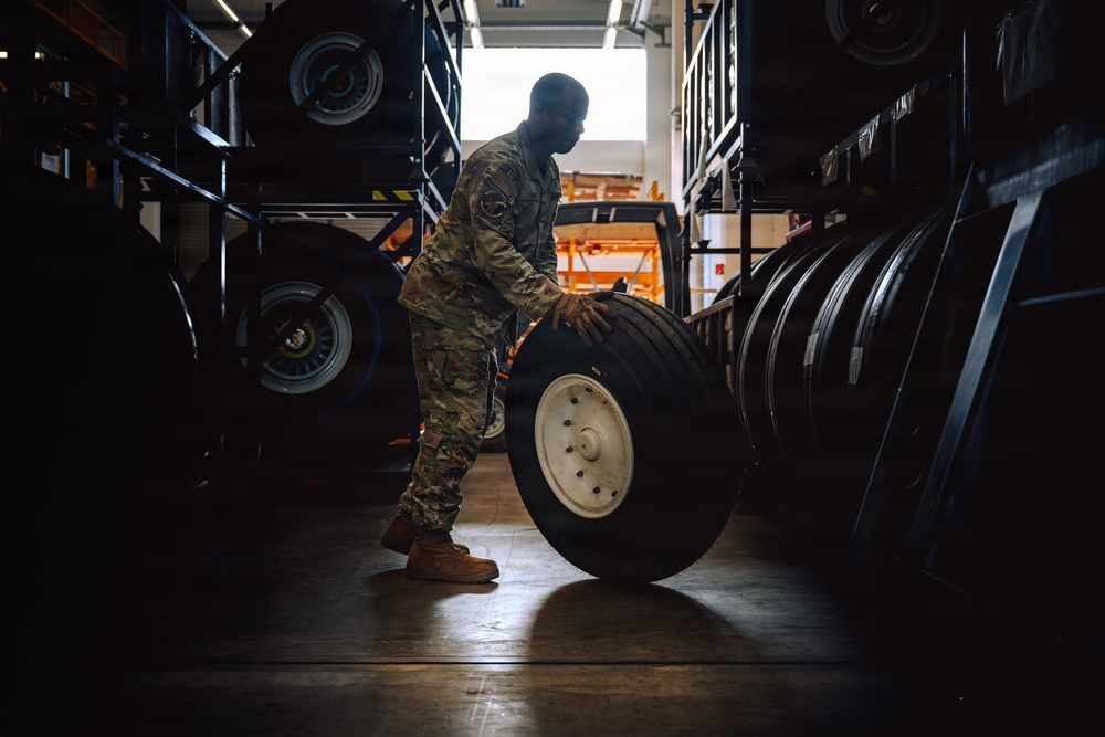 Airmen’s PSI, pressure starts inside at 86th Wheel and Tire Shop