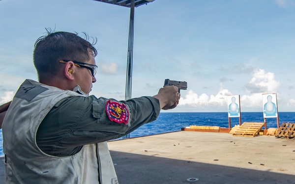 George Washington Sailors Participate in Live-Fire Exercise