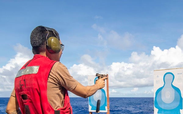 George Washington Sailors Participate in Live-Fire Exercise