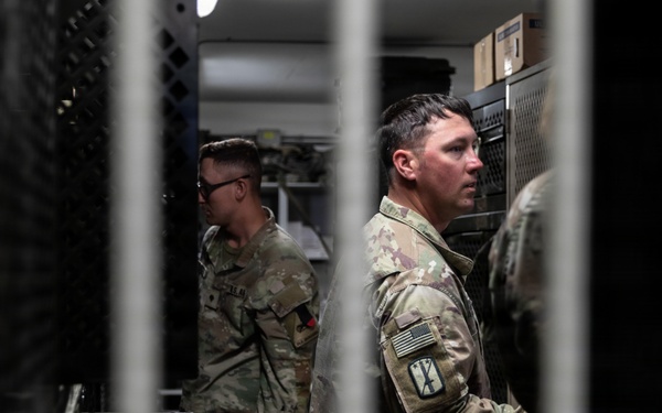 36th Infantry Regiment Soldiers conduct base defense training at NSTA, Bulgaria