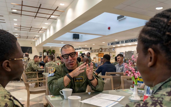 NAS Sigonella Sailor 360 Coffee with the Chiefs