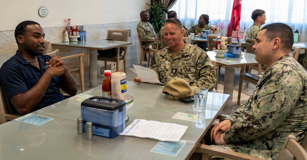 NAS Sigonella Sailor 360 Coffee with the Chiefs
