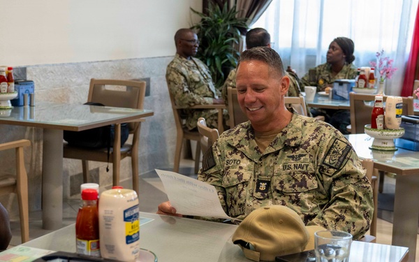 NAS Sigonella Sailor 360 Coffee with the Chiefs